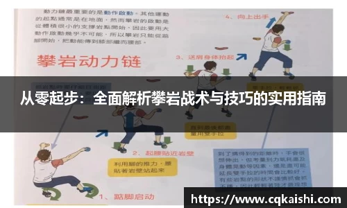 从零起步：全面解析攀岩战术与技巧的实用指南